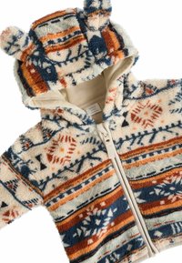 Next COSY  REGULAR FIT - Giacca in pile - blue  orange print