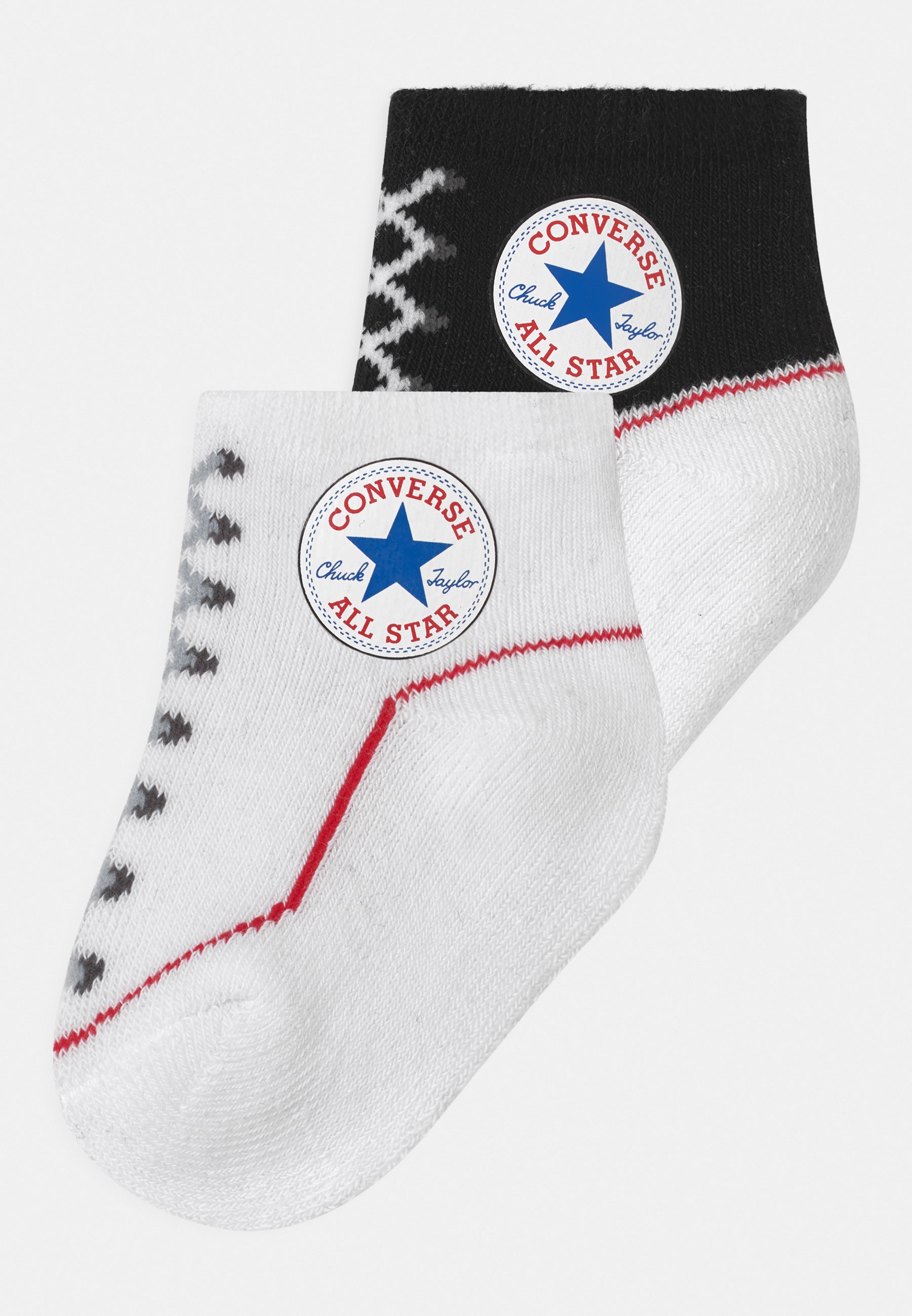 Converse CHUCK TODDLER 2 UNISEX - Calcetines - black/blanco -