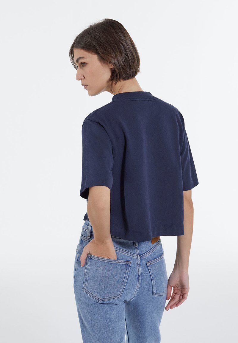 Damen Kleider | The Kooples TIGRE TEE T-Shirt print navy/blau - ZJ80218 Damen Kleider | The Kooples TIGRE TEE T-Shirt print navy/blau - ZJ80218