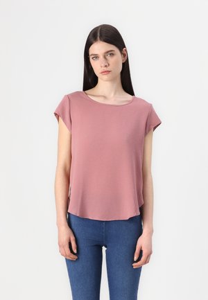 S/S SOLID NOOS PTM - T-shirt basique - mesa rose