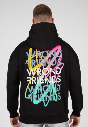 Wrong Friends LIMA - Jersey con capucha - black