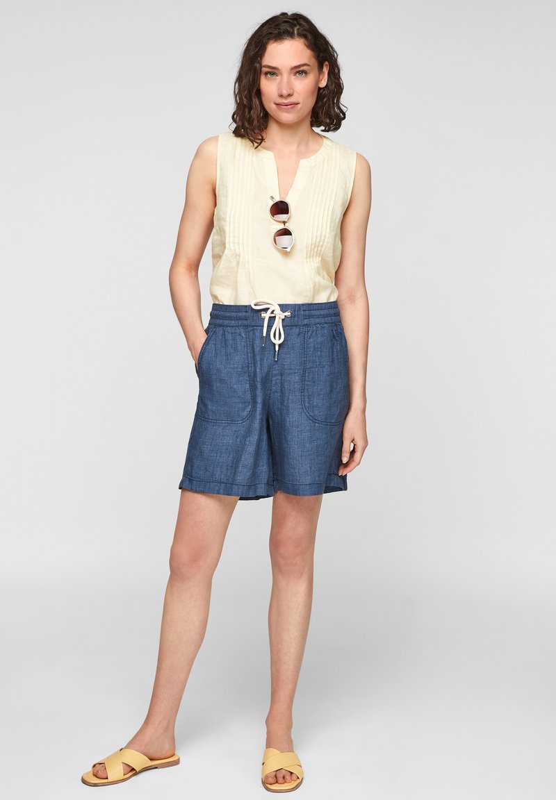 Damen T-Shirts | s.Oliver Top sunlight yellow melange/hellgrau-meliert - BU23179 Damen T-Shirts | s.Oliver Top sunlight yellow melange/hellgrau-meliert - BU23179