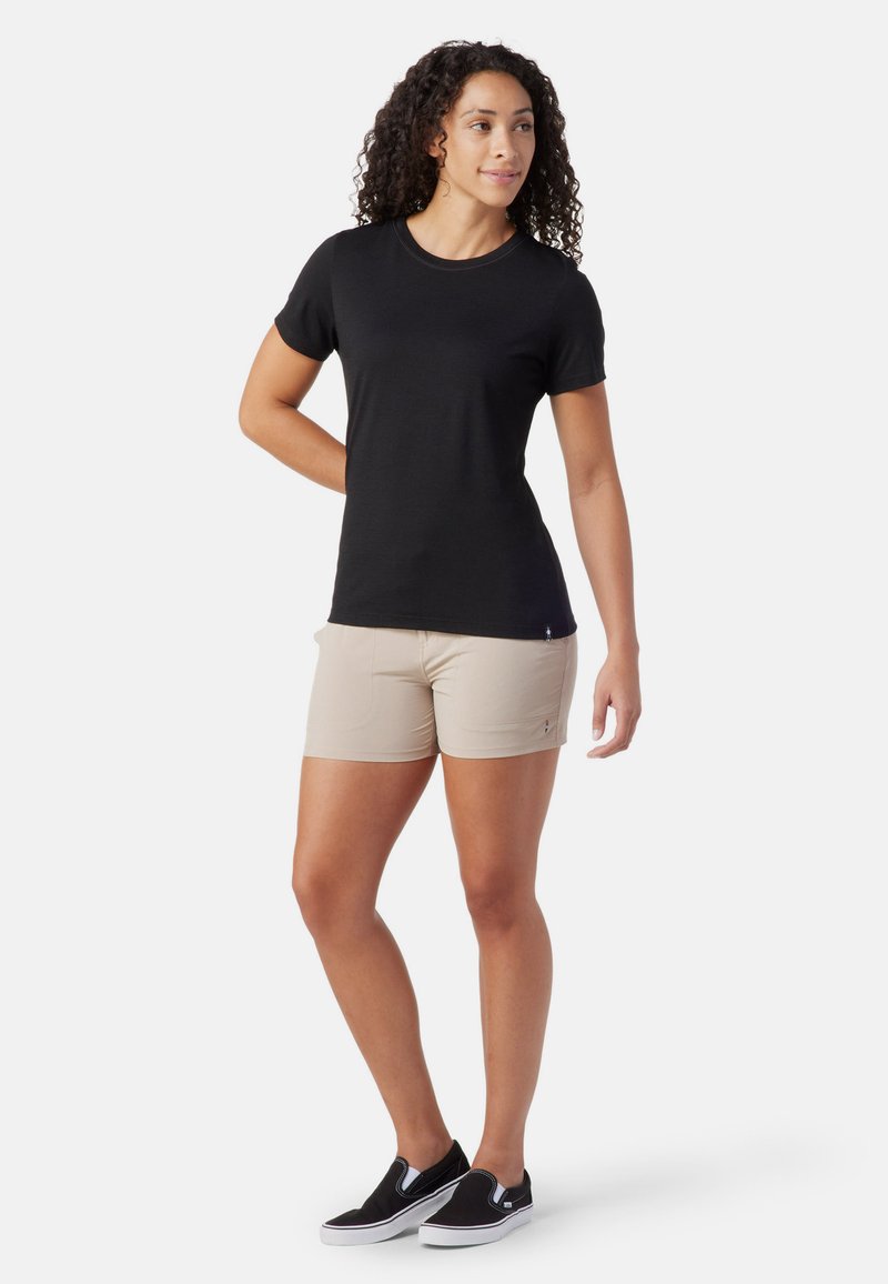 Damen Sportbekleidung | Smartwool T-Shirt basic black/schwarz - WR65651 Damen Sportbekleidung | Smartwool T-Shirt basic black/schwarz - WR65651