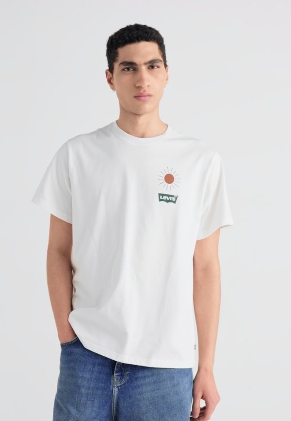 RELAXED FIT TEE  - Print T-shirt - cloud dancer2