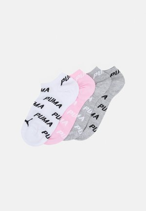 SNEAKER 4 PACK UNISEX - Calcetines tobilleros - white/grey/black