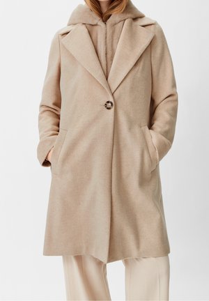 Klassisk frakke - mottled beige