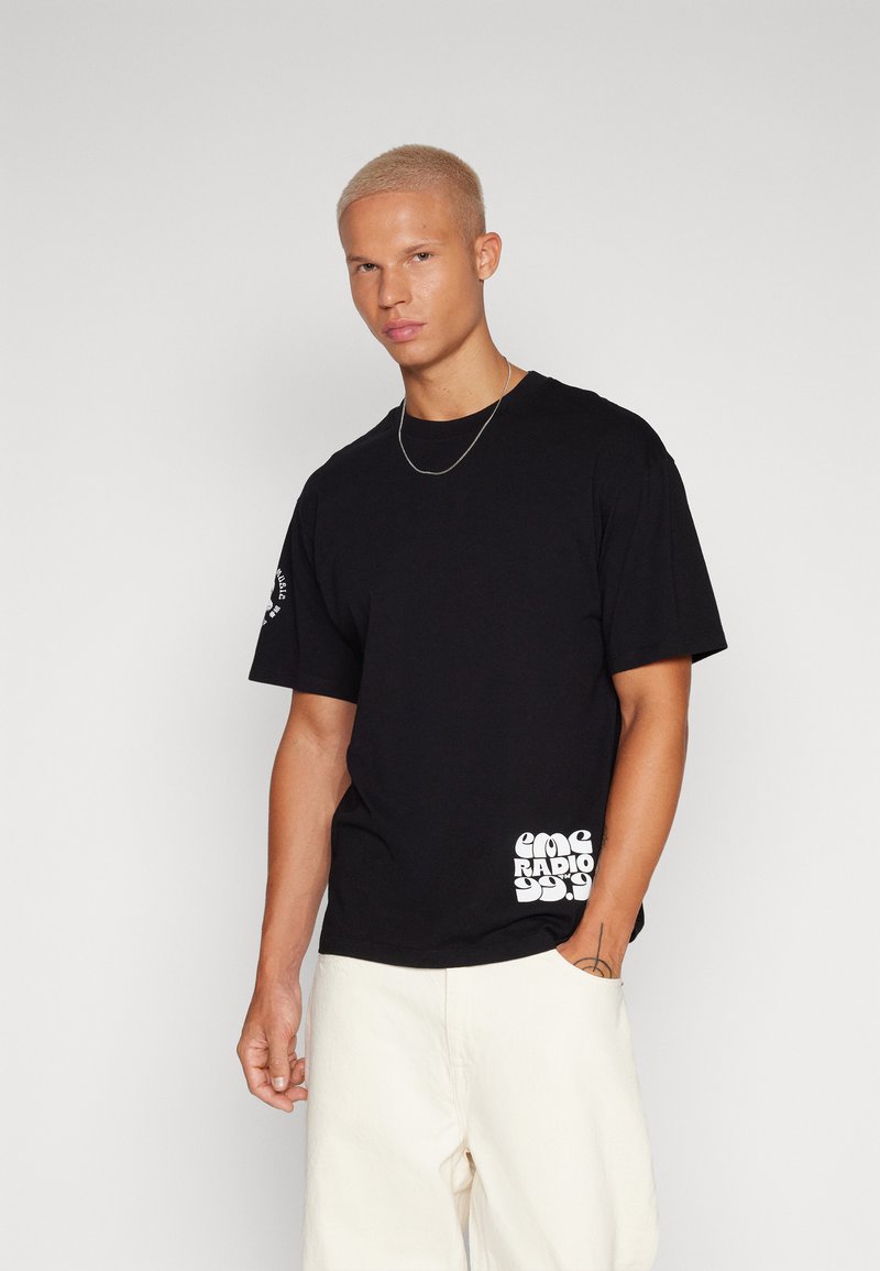 Edwin RADIO UNISEX Print Tshirt black Zalando.de