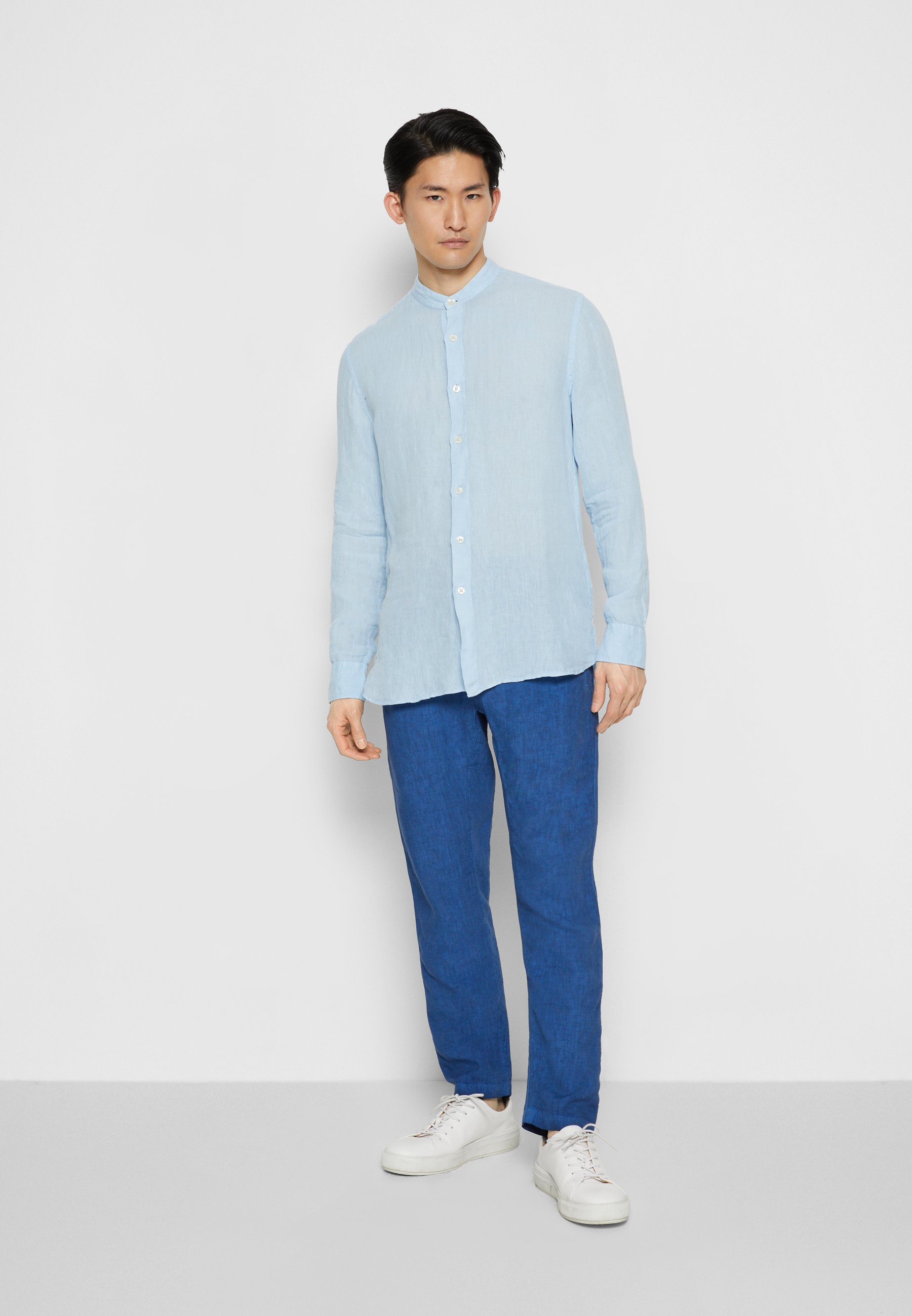 120% Lino PANTALONE UOMO - Broek - blue chinafade/blauw - Zalando.nl