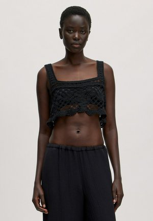 EDITED LUISE - Bluse - schwarz