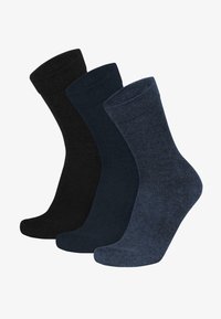 Unausgewählt, jeansblau mittelblau schwarz