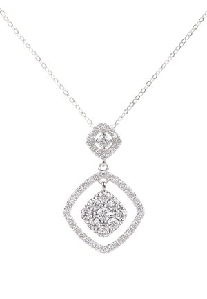 DIAMANT L'ÉTERNEL Collier - white gold coloured