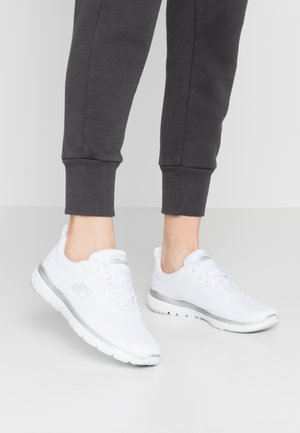 Skechers Sport FLEX APPEAL 3.0 - Sneakers basse - white/silver