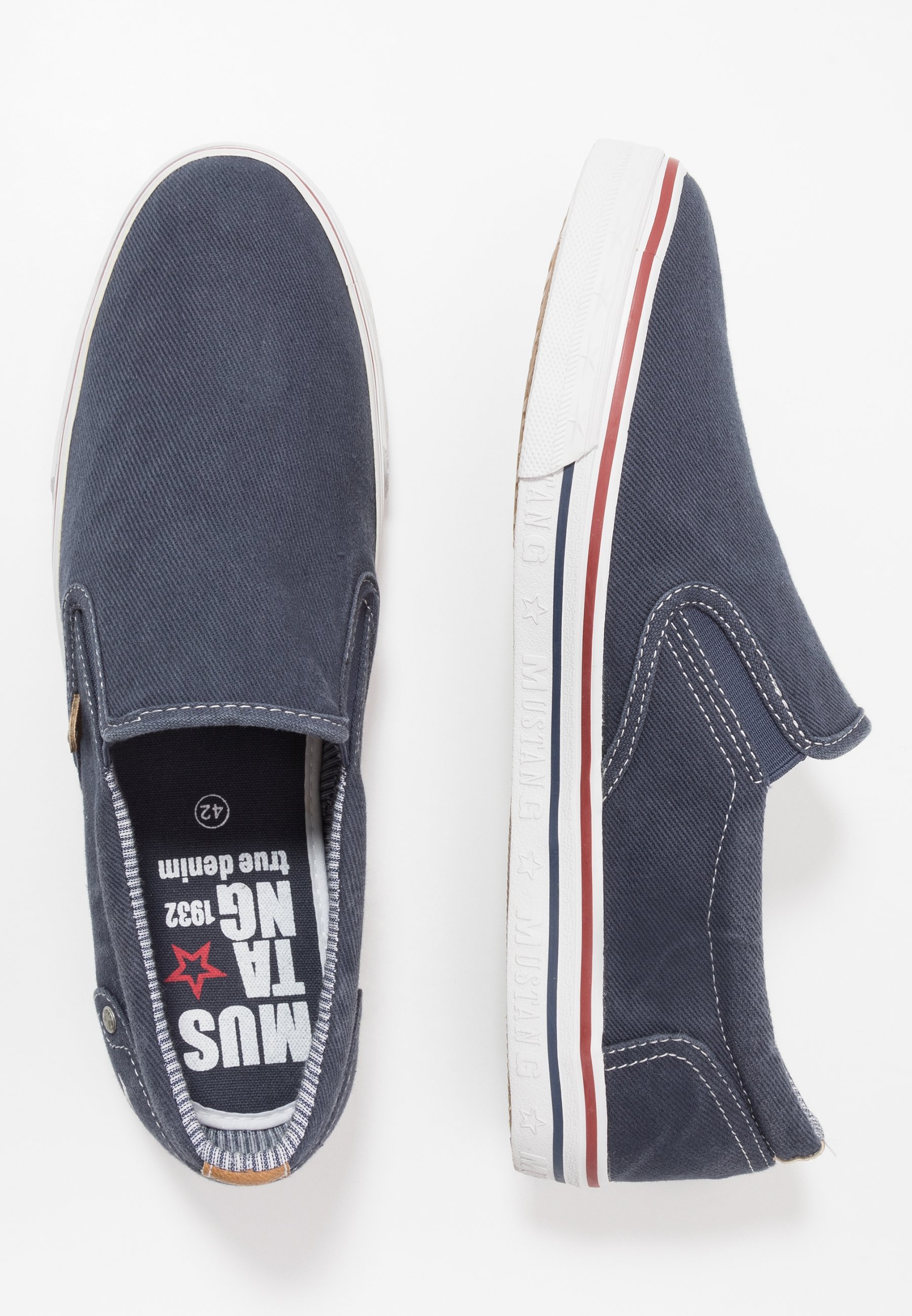 Mustang Slippers dunkelblau Zalando.no Mustang Joggesko dunkelblau Zalando.no