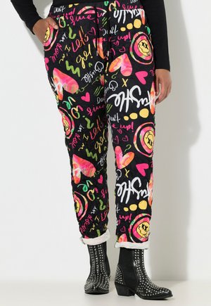 Angel of Style JOGG CRINKLE-SMILEYS - Bukser - black