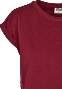 Urban Classics EXTENDED SHOULDER TEE - T-shirts - Bordeaux