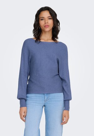 ONLADALINE LIFE NOOS - Strikkegenser - bleached denim