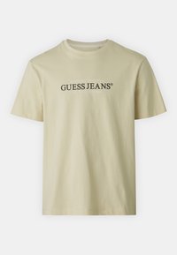Guess Jeans Triko s potiskem - beige