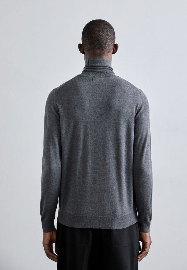 KADEN LIGHT TURTLE NECK - Jumper - lava smoke melange2