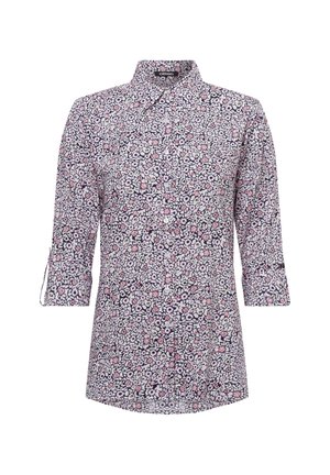 Olsen, Button-down blouse - pink mehrfarbig