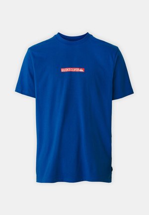 Quiksilver CLICKER LOGO DNA - Nyomott mintás póló - monaco blue