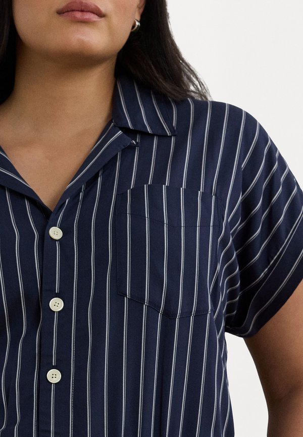 STRIPED BELTED TWILL WIDE-LEG JUMPSUIT - Jumpsuit3