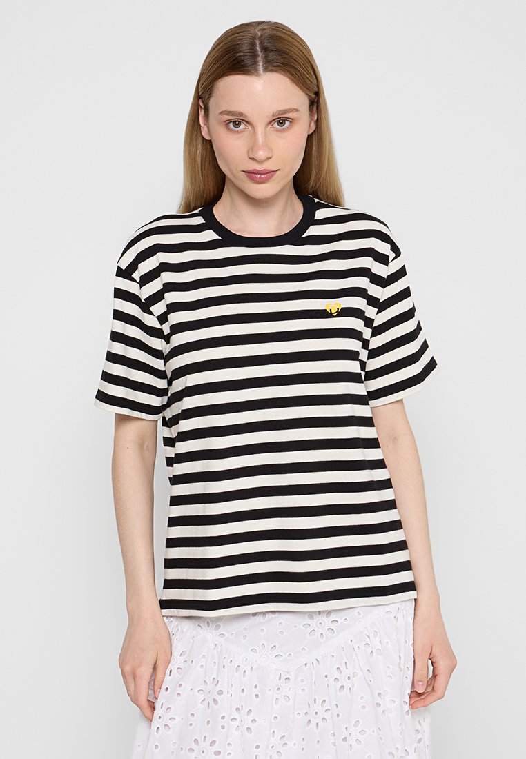 Desigual T-shirt print zwart