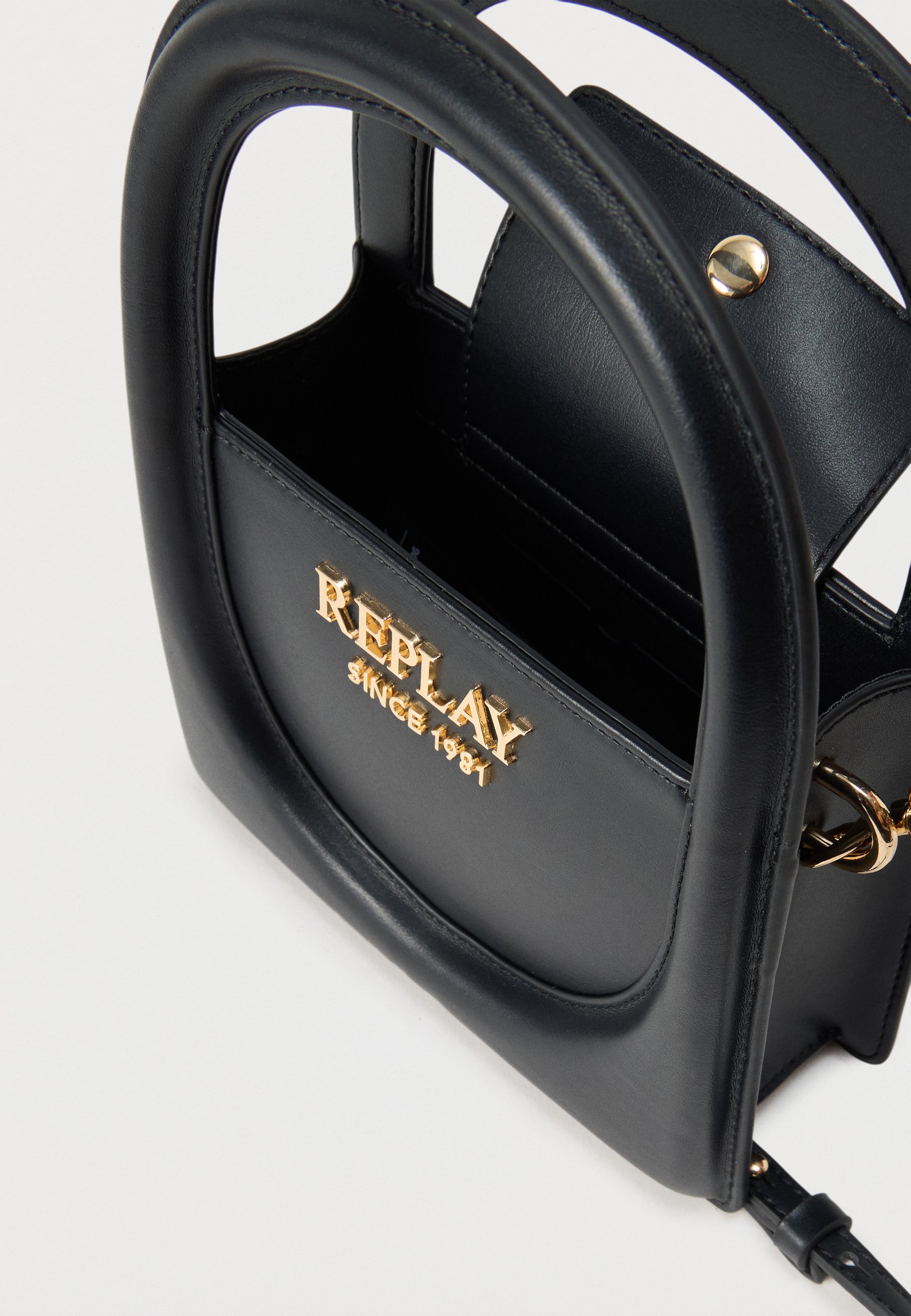 Replay TOP HANDLE BAG - Geantă de mână - black/negru - Zalando.ro