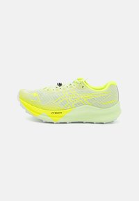 FUJI SPEED 3 - Trail tekaški čevlji - cool matcha/safety yellow