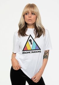 Paradiso Clothing IMAGINE DRAGONS TRIANGLE UNISEX - Print T-shirt - white