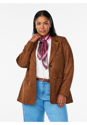 Kratek plašč - brown