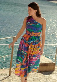 Next ONE SHOULDER REGULAR FIT - Päevakleit - blue pink