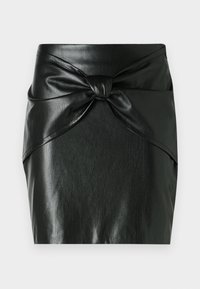 ALIENOR BOW MINI SKIRT - Minissaia - schwarz