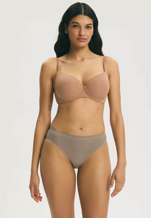 ESOTIQ, PRETTY 2 PACK - Nohavičky/Slipy - light brown beige