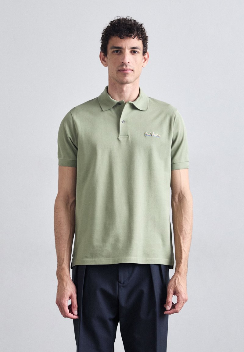 Paul Smith - MULTI LOGO - Polo - olive green, Agrandir