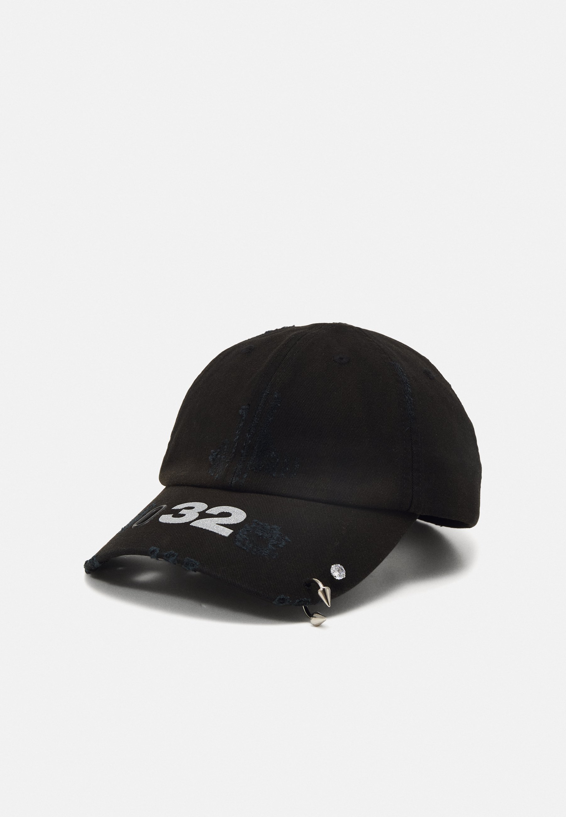 032c MULTIMEDIA UNISEX - Cap - washed black/black denim - Zalando 