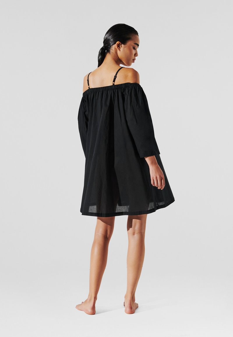 KARL LAGERFELD IKON RHINESTONE SHEER - Accessorio Da Spiaggia Black K48z00000 Q11