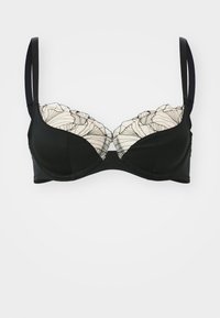 PULP TATTOO LOVE VERY COVERING UNDERWIRED BRA - Kaarituelliset rintaliivit - black/golden beige