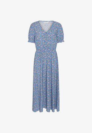 Cream, CRTIAH LINAA DRESS - Robe longue - blue small flowers