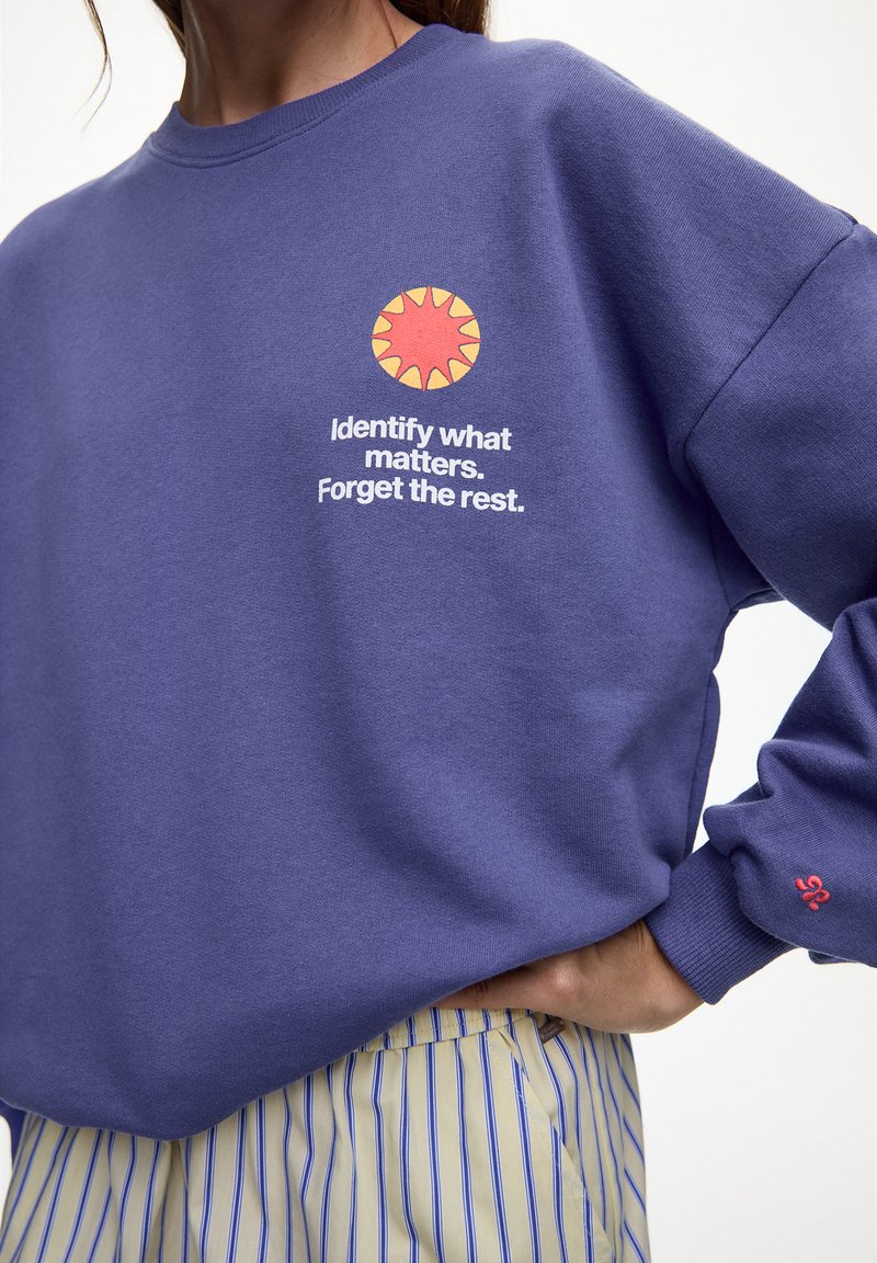 PULL&BEAR ROUD NECK - Sweatshirt - mauve - Zalando.de