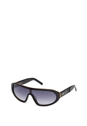 Solbriller - glossy black-smoke gray