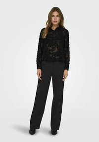 JDY Bluza z gumbi - black