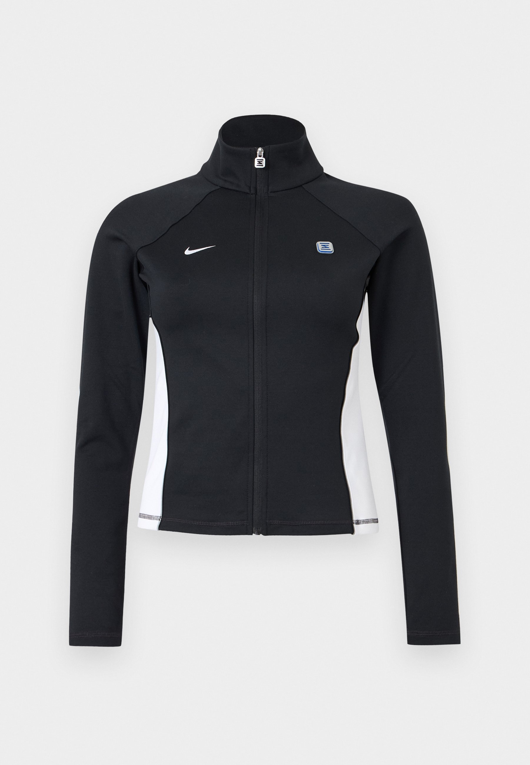Nike Sportswear LONG SLEEVE - Mikina na zip - black/white
