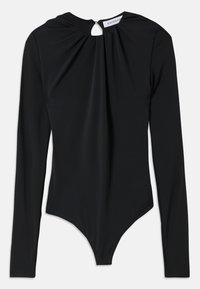 DRAPE BODY - Long sleeved top - black