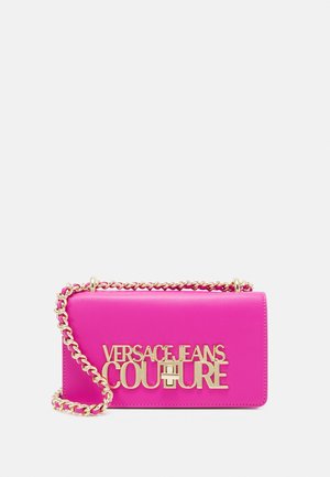 LOGO LOCK CROSSBODY - Taška s příčným popruhem - fuxia