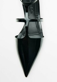 Massimo Dutti Ballerina's met enkelbandjes - black