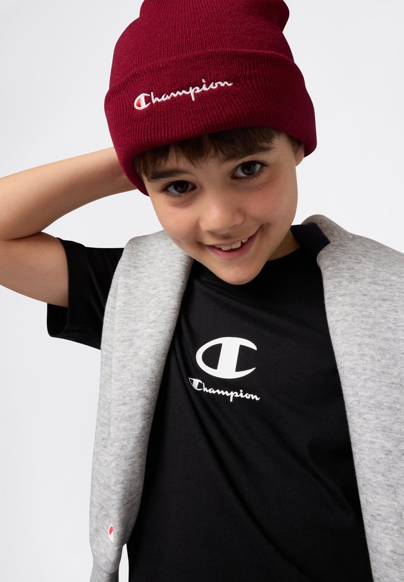 Champion CREWNECK BACK TO SCHOOL T-shirt con stampa black/nero
