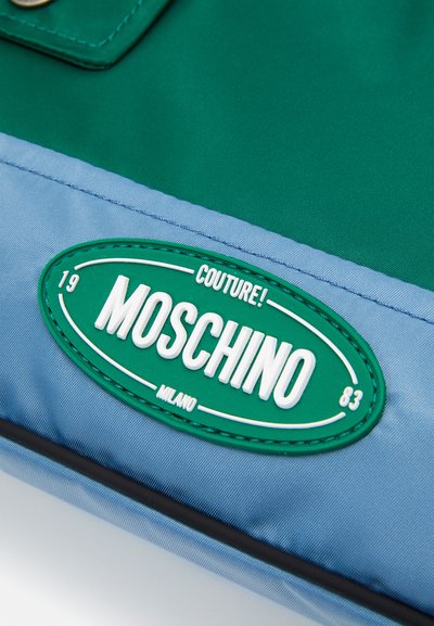 MOSCHINO BORSA TRACOLLA UNISEX - Geantă de pânză - fantasia verde