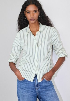 REGULAR FIT-ESSENTIAL LONG SLEEVE  - Hemdbluse - ecru navy