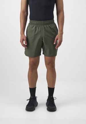 TECH WOVEN WORDMARK - Pantaloni scurți sport - green/black