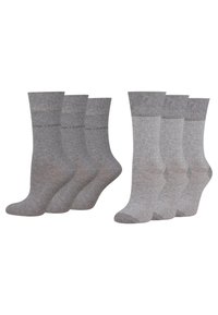 TOM TAILOR 6ER BASIC - Socken - paar grey